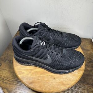Nike Air Max 2017 Shoes Mens Size 13 Black Anthracite Running Sneakers Athletic